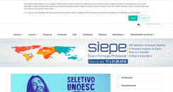 Desktop Screenshot of portal.unoesc.edu.br