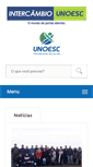 Mobile Screenshot of intercambio.unoesc.edu.br